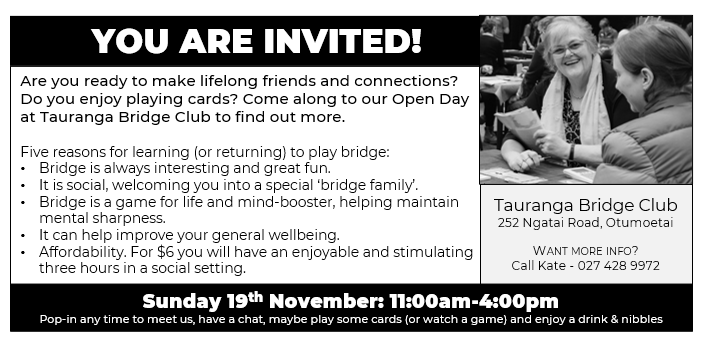 Open Day - Sunday 19 November